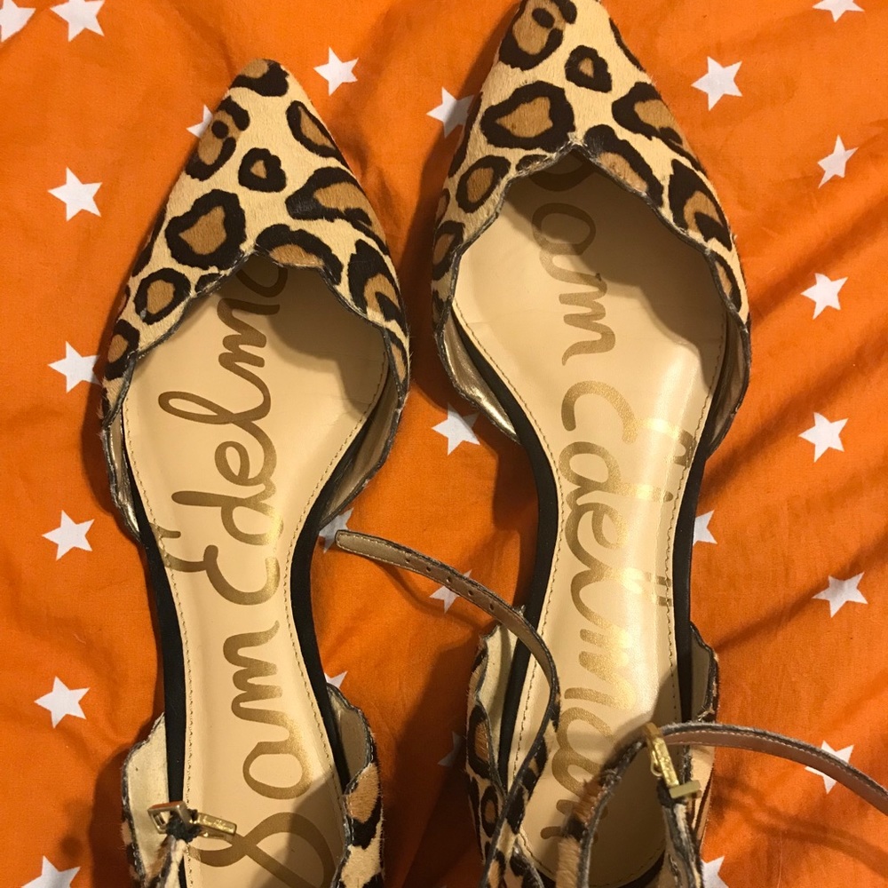 Sam Edelman Cal Hair Leopard Flats